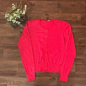 PRICE FIRM | H&M | Polka Dot Cardigan